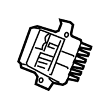 Ford Flex Blower Motor Resistor - 8A8Z-19E624-A