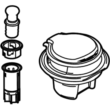 Mercury 5L8Z-7804810-BAA Ashtray Assembly