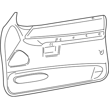 Mercury F77Z7823942FAC Door Trim Panel