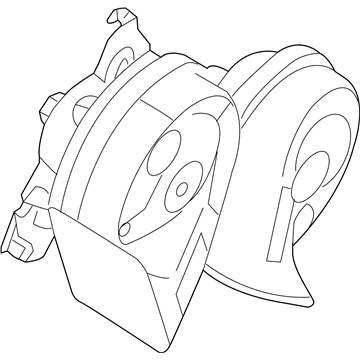 Ford DA5Z-13832-B Horn Assembly