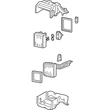 Ford 6W4Z-19850-AA Evaporator Assembly