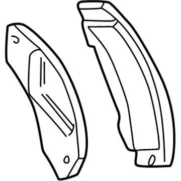 Mercury 2U2Z-2V001-YA Brake Pads