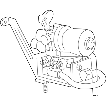 Ford Explorer ABS Pump And Motor Assembly - F5TZ2C215B