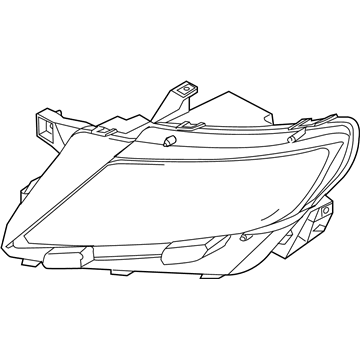 Lincoln BA1Z-13008-G Headlamp Housing