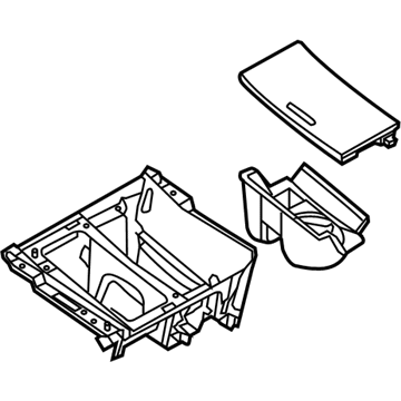 Ford DG1Z-54045A76-BA Panel Assembly - Console