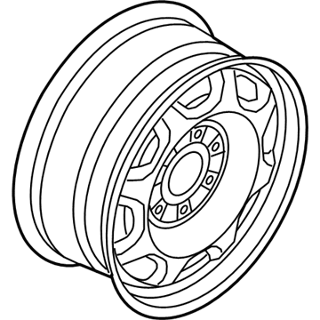 Ford 5L3Z-1015-DA Wheel, Spare