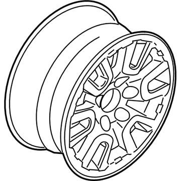 Ford CL3Z-1007-B Wheel, Alloy