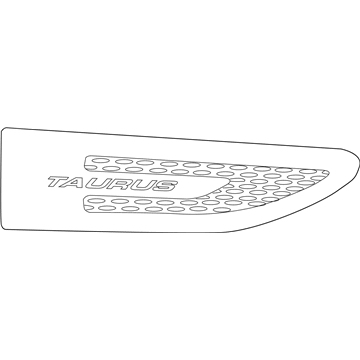 Ford AG1Z-16178-A Front Fender Nameplate