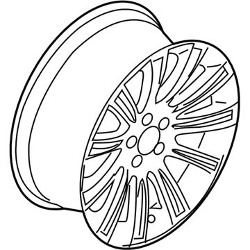 Lincoln BA5Z-1007-B Wheel, Alloy