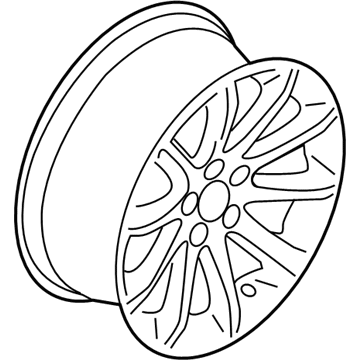 Lincoln BA1Z-1007-C Wheel, Alloy