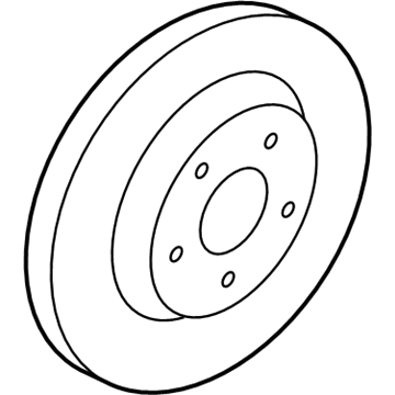 Ford 7U2Z-1V125-HC Rotor