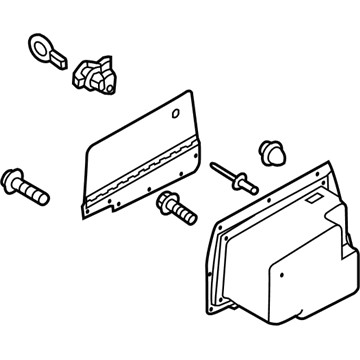 Ford EB5Z-78115A00-AA Storage Box