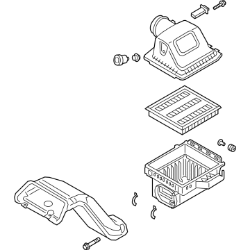 Ford F-150 Air Filter Box - ML3Z-9600-B