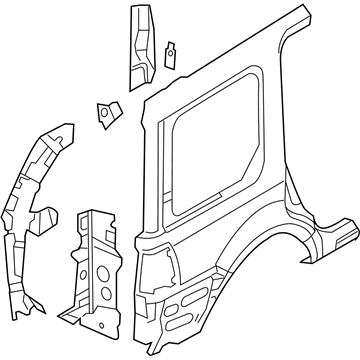 Lincoln F85Z-7827841-AA Quarter Panel