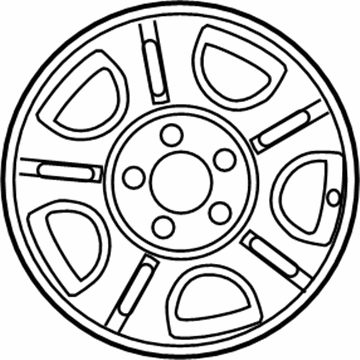 Ford 7L5Z-1007-P Wheel, Alloy