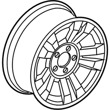 2007 Ford Ranger Spare Wheel - 7L5Z-1007-N