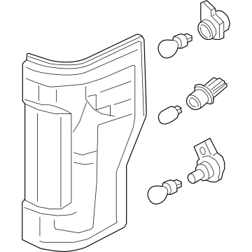 2024 Ford F-250 Super Duty Tail Light - PC3Z-13404-D