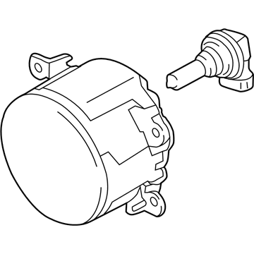 Ford 4F9Z-15200-AA Fog Lamp Assembly