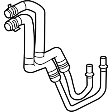 Ford Taurus Oil Cooler Hose - DA5Z-7R081-A