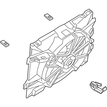 Ford 8W1Z-8C607-C Fan Assembly