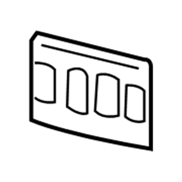 Ford 4L3Z-17A385-AAA License Bracket