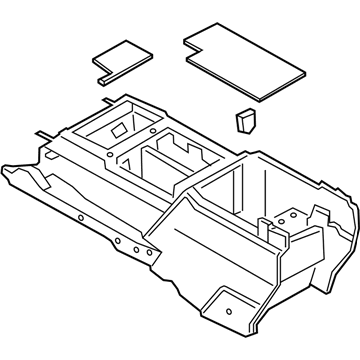 Ford HC3Z-25045A36-CE Floor Console