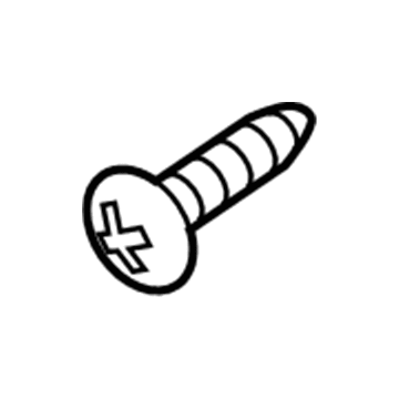 Ford -W505974-S307 Trim Molding Screw