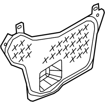 Lincoln AE9Z-7437458-A Water Shield