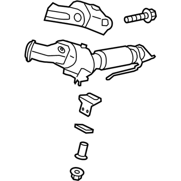 2014 Ford Fusion Catalytic Converter - DG9Z-5E212-D