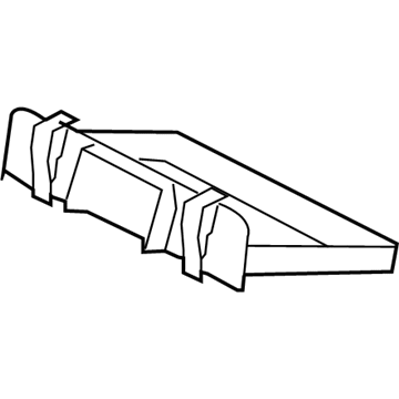 Ford 5L1Z-9628-AA Lower Tray Clamp