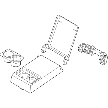 Ford LJ8Z-5867112-CA Armrest Assembly