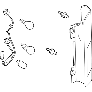 Ford CK4Z-13405-G Tail Lamp Assembly