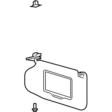 Ford LJ7Z-7804105-AA VISOR ASY - SUN
