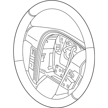 Ford FL7Z-3600-DA Steering Wheel Assembly