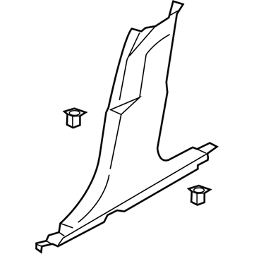 Ford DS7Z-5424346-AD Trim - "B" Pillar