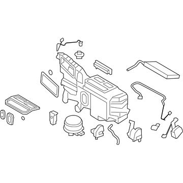 Ford CT4Z-19B555-J Evaporator Assembly