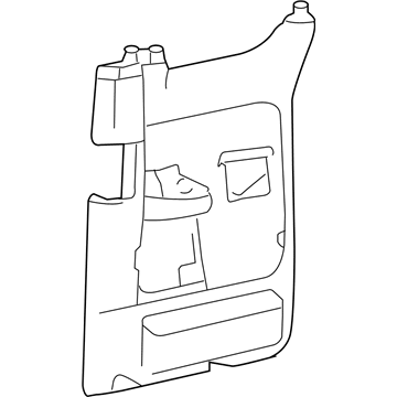 Ford 4L3Z-1827407-CAA Panel Assembly - Door Trim