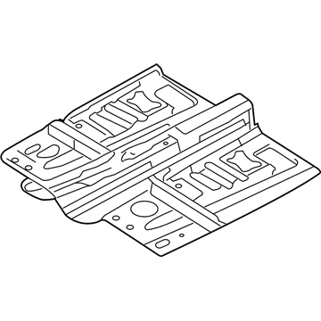 Ford BB5Z-7811135-A Front Floor Pan