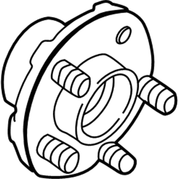 Mercury YF1Z-1104-BA Hub & Bearing