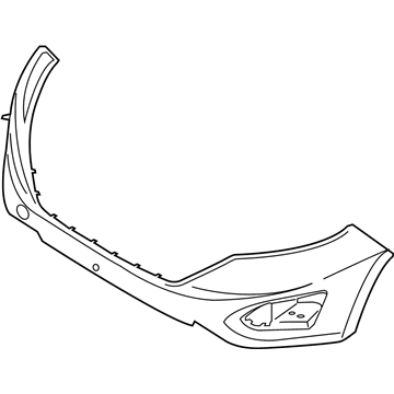 Ford FT4Z-17D957-EPTM Bumper Cover