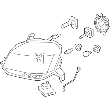 Mercury 6T5Z-13008-A Headlamp Assembly