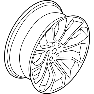 Lincoln LC5Z-1007-D Wheel, Alloy