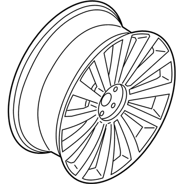 Lincoln LC5Z-1007-E Wheel, Alloy