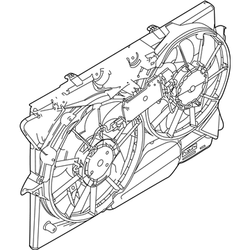 Lincoln DA8Z-8C607-B Fan Assembly