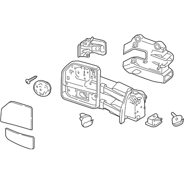 Ford HC3Z-17682-CD Mirror Assembly