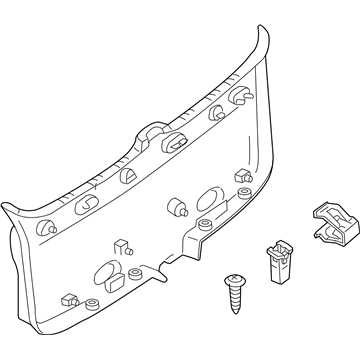 Mercury 8L8Z-7846404-AC Lift Gate Trim