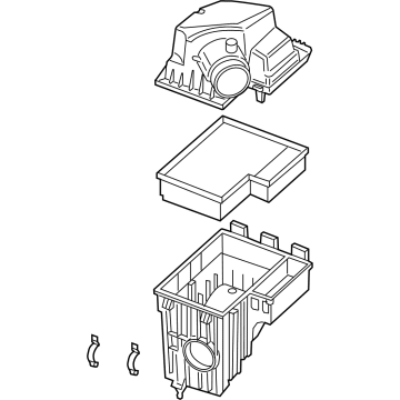 2023 Ford Transit-150 Air Filter Box - LK4Z-9600-B