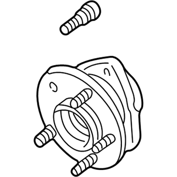 Ford G2MZ-1104-W Hub Assembly