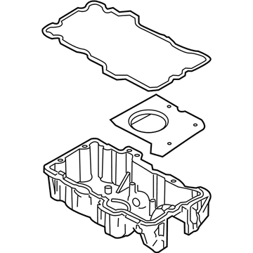 Mercury 9L8Z-6675-A Oil Pan