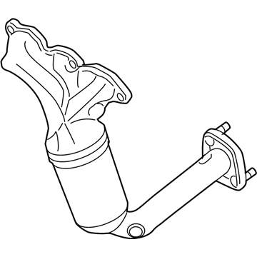 Mercury 6E5Z-5G232-AA Manifold W/Converter